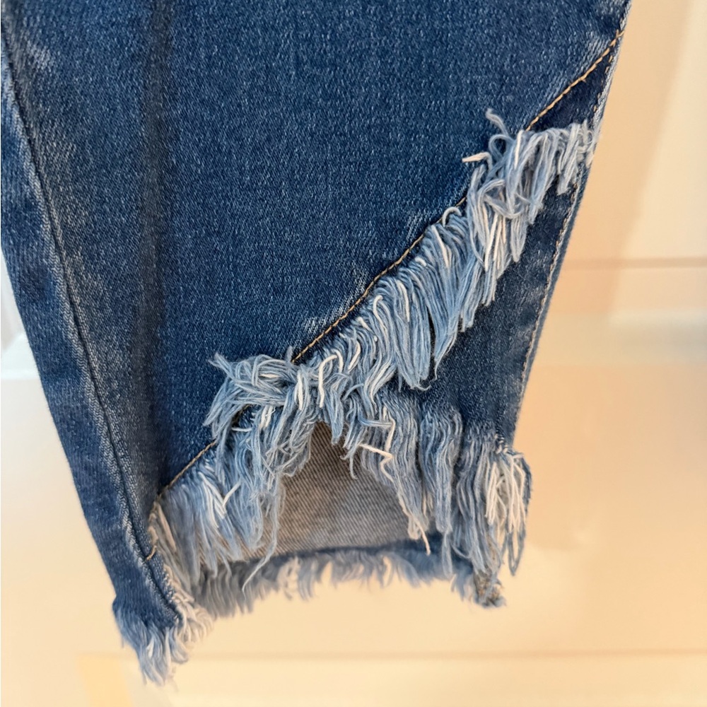 KanCan Dark Blue Cropped Jeans - Picture 4 of 5